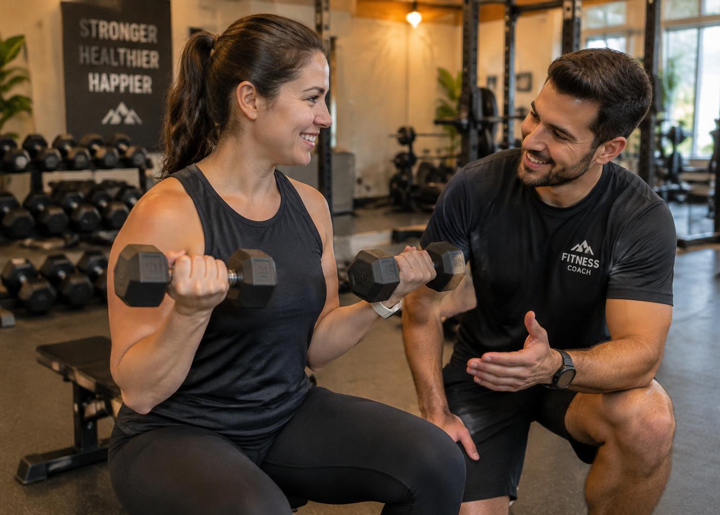 Coach working one-on-one with a client